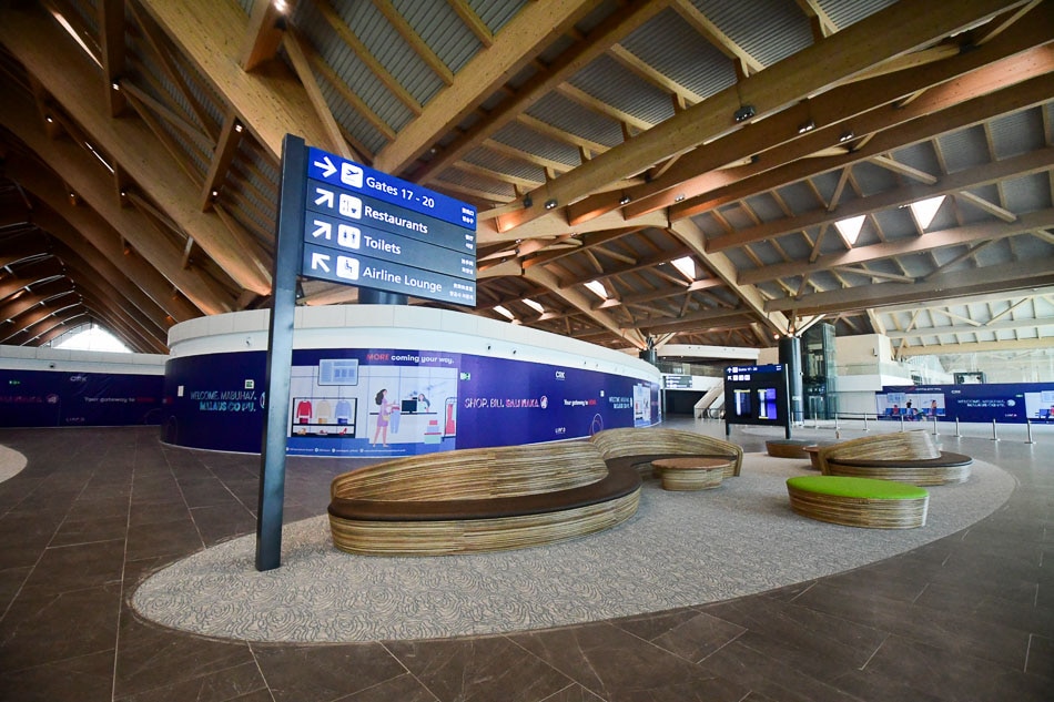 Clark airport terminal 2 welcomes arrivals 7