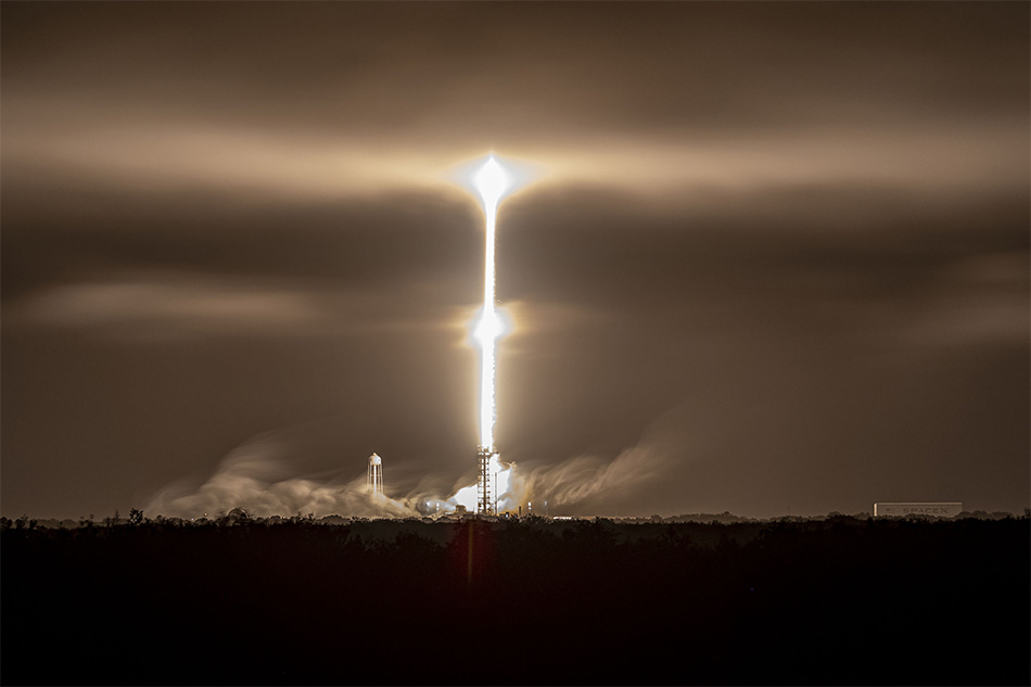 Falcon 9’s 31st and final launch of 2021 on Dec. 21, 2021. SpaceX/Twitter