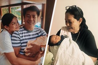 LOOK: Meryll Soriano introduces newborn to ‘Lolo’ Willie, ‘Mommy 2’ Maricel