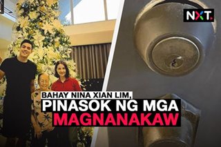 Bahay nina Xian Lim, pinasok ng mga magnanakaw