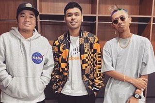 LOOK: Gloc-9 posts photo with young rappers Michael Pacquiao and Flow G
