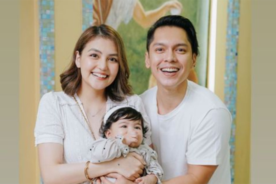 LOOK: Carlo Aquino's daughter Enola Mithi gets baptized | ABS-CBN News