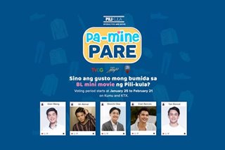 Fans get to choose stars, ending of ABS-CBN's new BL anthology 'Pa-Mine, Pare!'