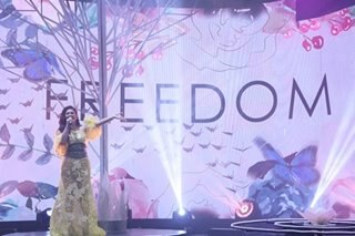 Regine Velasquez treats fans to unusual lineup of songs in 'Freedom' concert