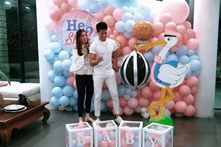 Vin Abrenica, Sophie Albert expecting baby girl