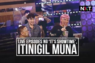 Live episodes ng 'It's Showtime', itinigil muna