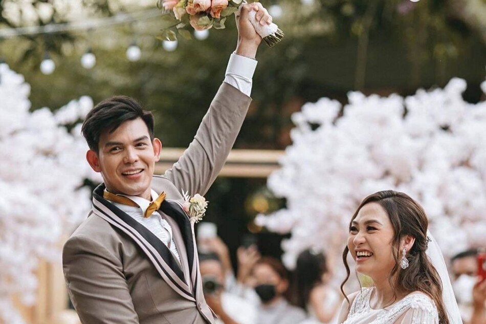 ‘May the Lord bless’: Actor Dion Ignacio marries partner Aileen Sison ...