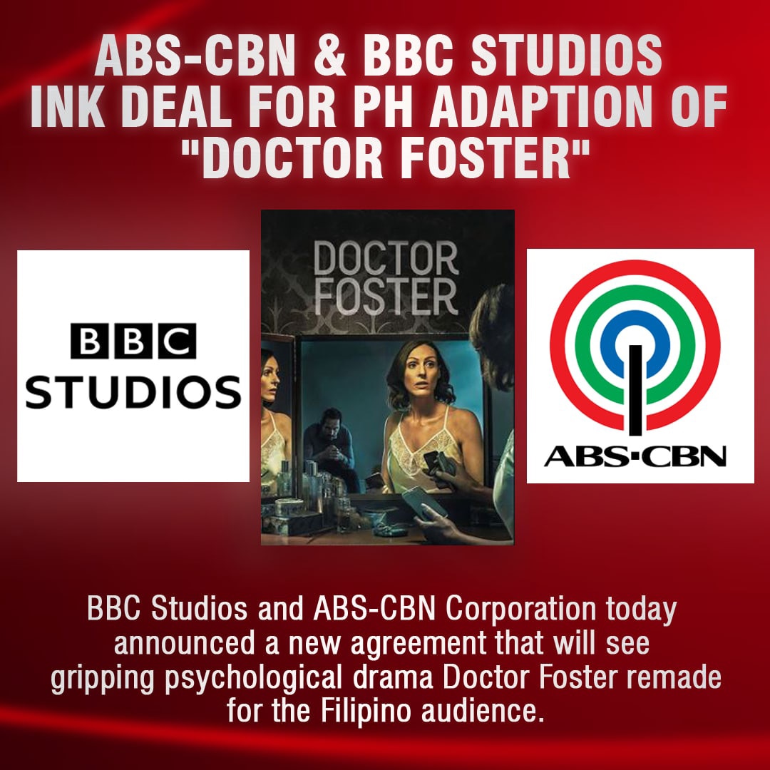 ABS-CBN to produce PH adaptation of BBC Studios&#39; &#39;Doctor Foster&#39; 1