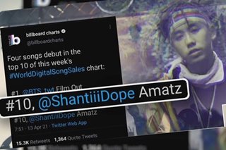 'Amatz' ni Shanti Dope humataw sa Billboard digital sales chart