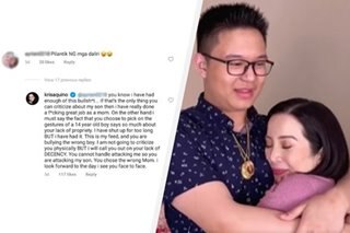 After interview with son, Kris Aquino hits back anew at Bimby’s basher