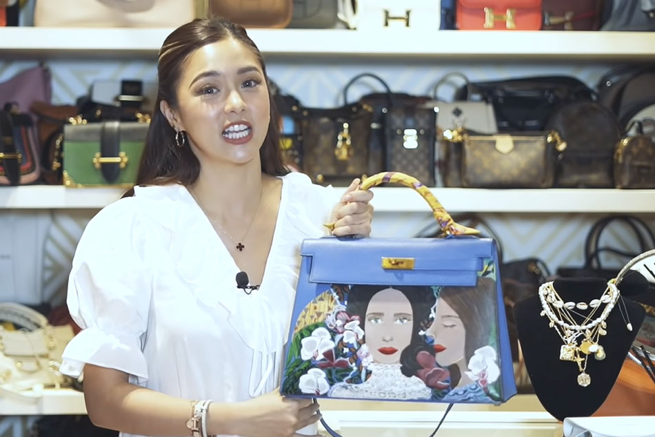 Kim Chiu shows collection of luxury bags, including an Hermes