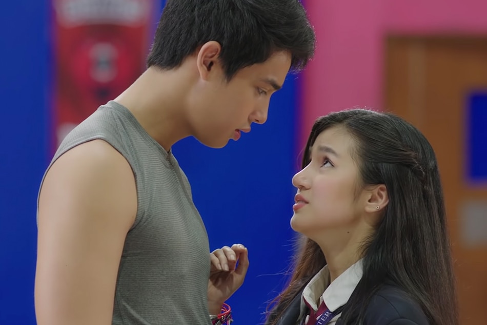Donny Pangilinan and Belle Mariano in a scene from ‘He’s Into Her.’ iWantTFC/Star Cinema