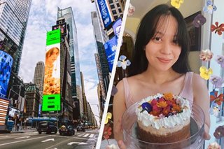 LOOK: Reese Lansangan featured in Times Square billboard