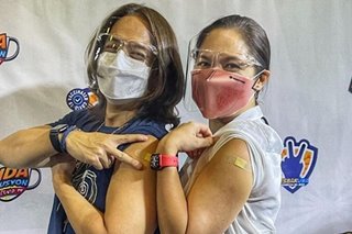 Judy Ann Santos, Ryan Agoncillo get first jab of COVID-19 vaccine