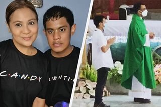 LOOK: Candy Pangilinan's son Quentin trains as altar server