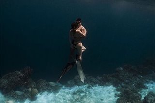 LOOK: Kim Molina, Jerald Napoles mark 7th year with underwater shoot
