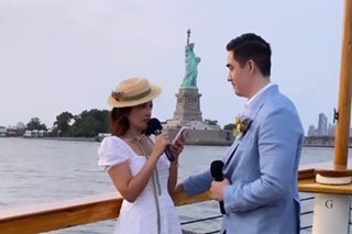 WATCH: Scenes from Yam Concepcion's intimate New York wedding