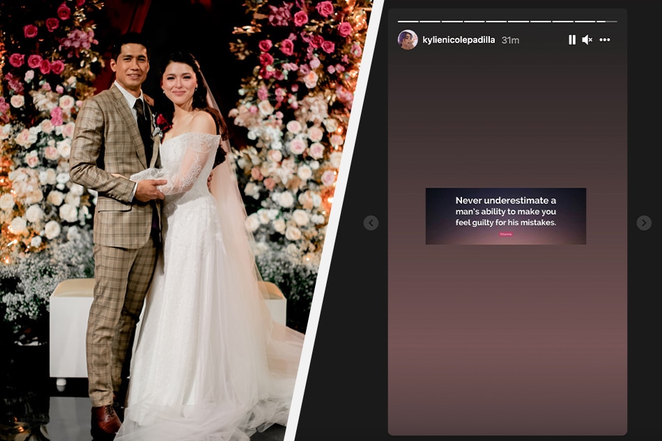 Kylie Padilla shares a cryptic quote after her husband Aljur Abrenica’s statement insinuating she was unfaithful during their marriage. Instagram: @theproudrad / @kylienicolepadilla