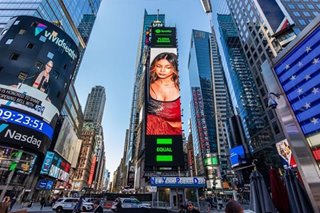 Ylona Garcia makes it to Times Square ad