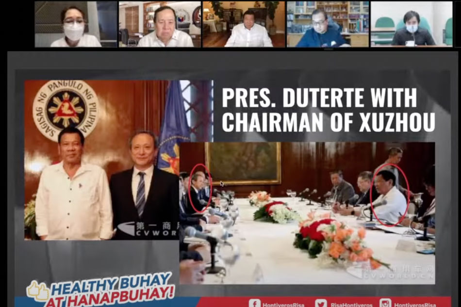 Screen grab from the Senate hearing
