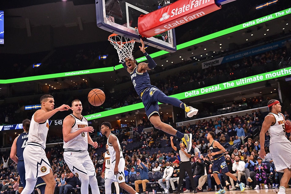 NBA: Grizzlies complete two-game sweep of Nuggets | ABS-CBN News