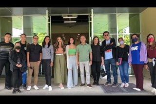 WATCH: ABS-CBN's execs visit set of 'Darna' series