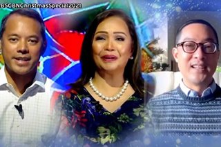 ABS-CBN bosses share prayer during Christmas special