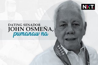 Dating Senador John Osmeña, pumanaw na