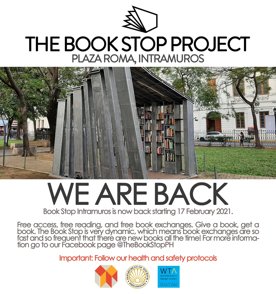 Book Stop project in Intramuros resumes operations 1
