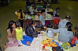 Tandag residents evacuate ahead of Auring landfall