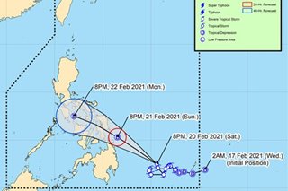 PAGASA: Auring ‘expected to weaken considerably,’ as it nears landfall