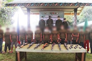 Military: 14 Abu Sayyaf Group members surrender in Sulu