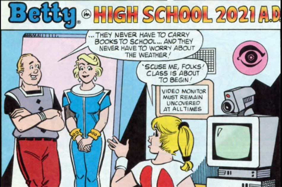Coincidence? 1997 Archie comics strip predicted online schooling in