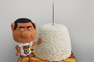 LOOK: Local bakeshops recreate Duterte's 'rice birthday cake'