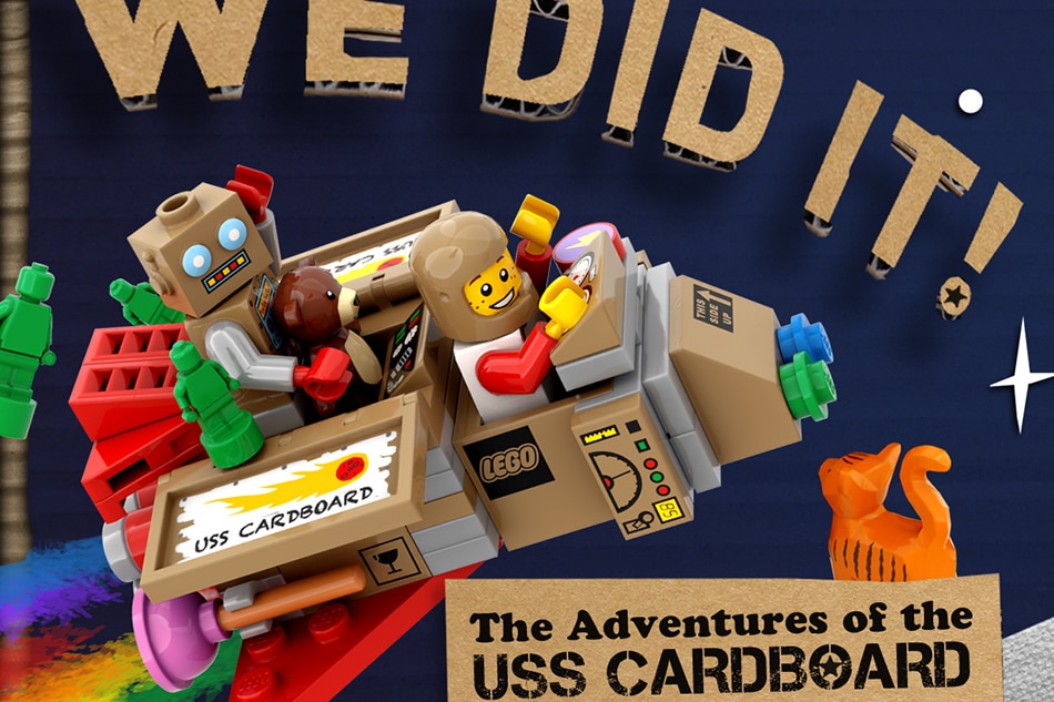 LEGO approves Filipino toy designer Ivan Guerrero’s USS Cardboard 1