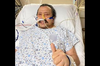 Erap 'doing better' after return to ICU due to lung infection, says son Jinggoy
