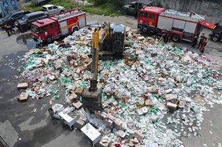 P50-M worth of smuggled cigarettes destroyed in Zamboanga City