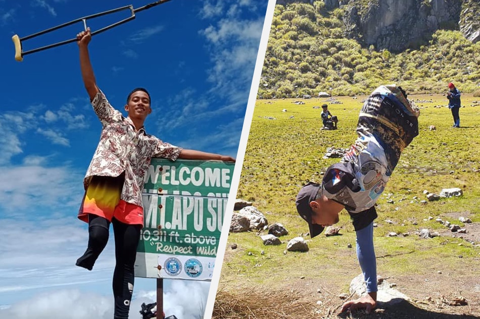 LOOK: 2 men with disabilities fulfill dream of summiting Mount Apo 1