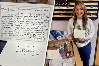 Frontline nurse shocked and touched by Taylor Swift gift