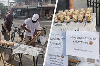 Tindero, nagdagdag ng libreng taho para sa almusal sa community pantry sa Cavite