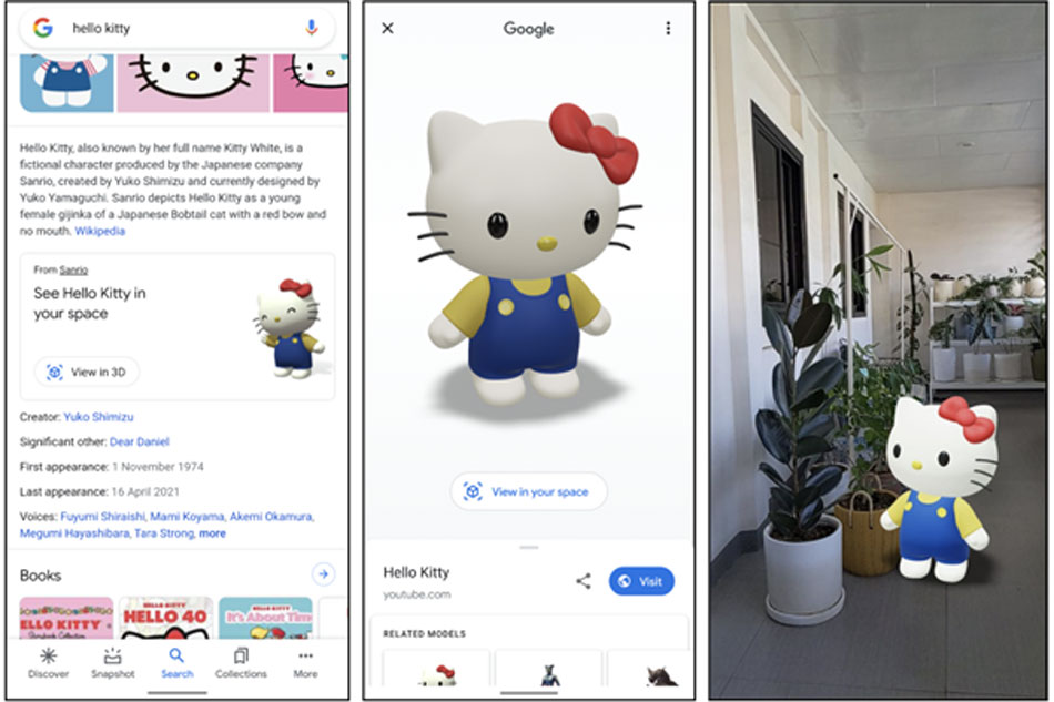 Google brings Hello Kitty, other Japanese characters to life through  augmented reality | ABS-CBN News