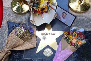 LOOK: Ricky Lo’s star on ‘Walk of Fame’ after his passing