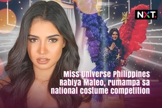 Miss Universe Philippines Rabiya Mateo, rumampa sa national costume competition