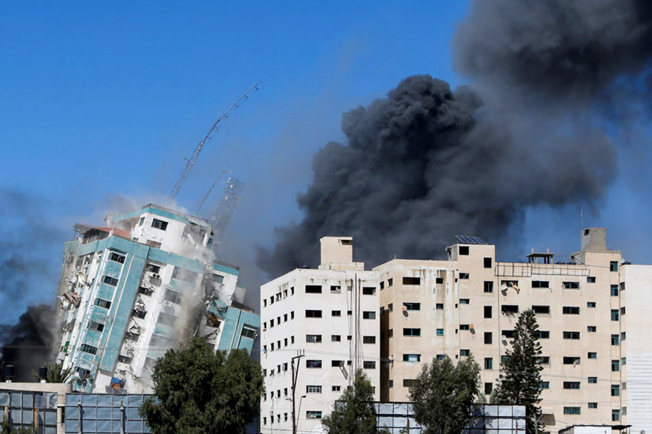 Gaza AP, Al Jazeera offices hit in Israeli air strikes