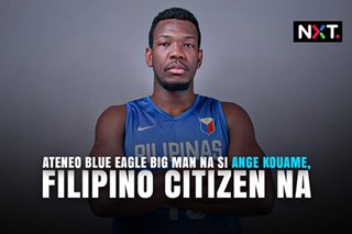 Ateneo Blue Eagle big man na si Ange Kouame, Filipino citizen na