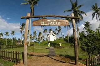 Unang pet cemetery sa Bicol binuksan sa farm sa Albay