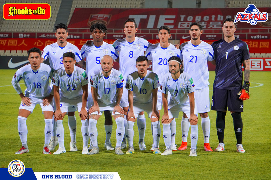 The Philippine Azkals will be back in action on Wednesday against Singapore. Handout photo.