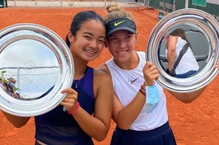 Alex Eala, Russia’s Selekhmeteva win French Open girls' doubles title