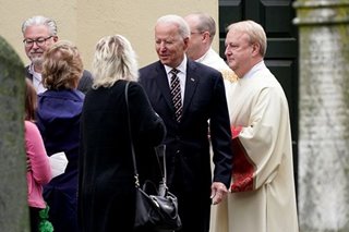 Biden goes to church a day after challenge from bishops on abortion