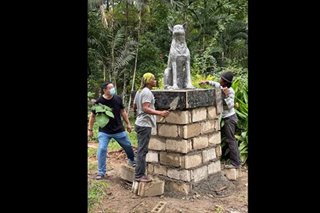 Construction starts on monument to Zamboanga's hero dog Kabang